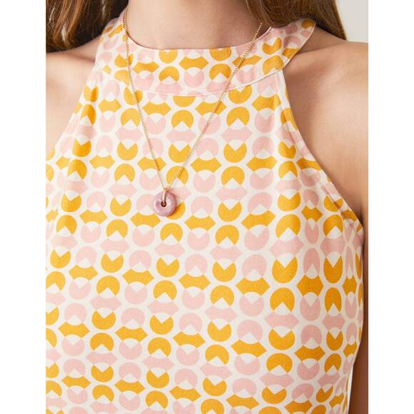 NEW SPARTINA 449 gabbi halter dress in ollie geo - Picture 5 of 6